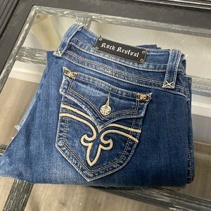 Rock Revival Blue Boot Cut Jeans